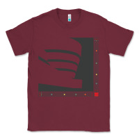 Burgundy frank lloyd wright design   frank lloyd wright Classic Tee - linhVisuals
