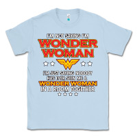 Dusty Blue wonder woman Classic Tee - linhVisuals