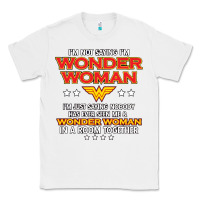 White wonder woman Classic Tee - linhVisuals