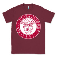 Burgundy santa clara u Classic Tee - linhVisuals