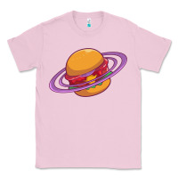 Bubblegum Pink Burger  Saturn Classic Tee - linhVisuals