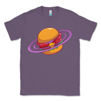 Lavender Burger  Saturn Classic Tee - linhVisuals