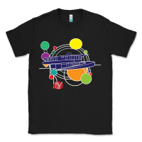 Black retro graphic design   frank lloyd wright Classic Tee - linhVisuals