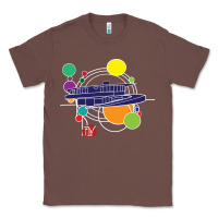 Chestnut retro graphic design   frank lloyd wright Classic Tee - linhVisuals