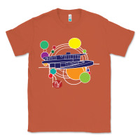 Copper retro graphic design   frank lloyd wright Classic Tee - linhVisuals