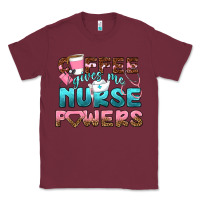 Burgundy coffee gives me nurse powers bbs Classic Tee - BundleAndBundleShop