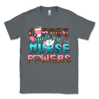 Charcoal Heather coffee gives me nurse powers bbs Classic Tee - BundleAndBundleShop