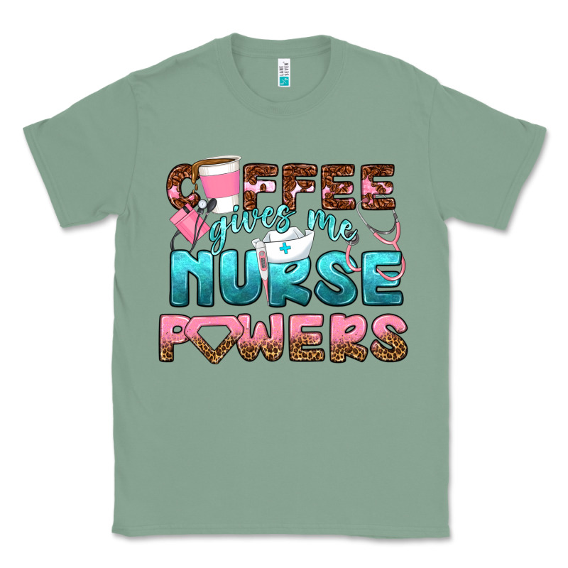 Coffee Gives Me Nurse Powers Bbs Classic Tee by BundleAndBundleShop | Teevron