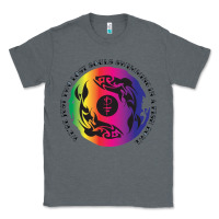 Charcoal Heather two lost souls swimming in a fish bowl Classic Tee - linhVisuals