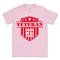 Bubblegum Pink veteran made in usa   military Classic Tee - linhVisuals