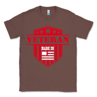 Chestnut veteran made in usa   military Classic Tee - linhVisuals