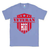 Colony Blue veteran made in usa   military Classic Tee - linhVisuals