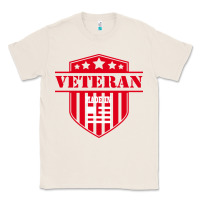 Natural veteran made in usa   military Classic Tee - linhVisuals