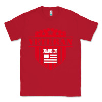 Red veteran made in usa   military Classic Tee - linhVisuals