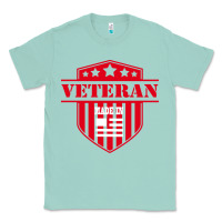 Seafoam veteran made in usa   military Classic Tee - linhVisuals