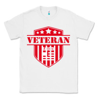 White veteran made in usa   military Classic Tee - linhVisuals