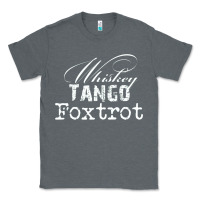 Charcoal Heather wtf in military speak   saying Classic Tee - linhVisuals