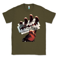 Army Green Judas Of Priest - British Steel Classic Tee - linhVisuals