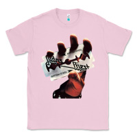 Bubblegum Pink Judas Of Priest - British Steel Classic Tee - linhVisuals