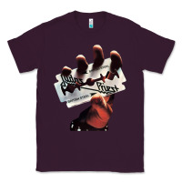 Plum Judas Of Priest - British Steel Classic Tee - linhVisuals