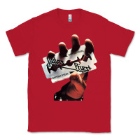 Red Judas Of Priest - British Steel Classic Tee - linhVisuals