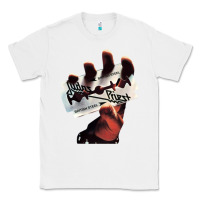 White Judas Of Priest - British Steel Classic Tee - linhVisuals