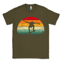 Army Green skateboard vintage for skateboards lovers Classic Tee - linhVisuals