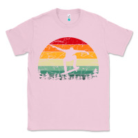 Bubblegum Pink skateboard vintage for skateboards lovers Classic Tee - linhVisuals