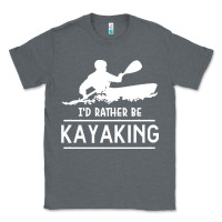 Charcoal Heather kayaking t  shirt i' d rather be at the lake kayaking t  shirt Classic Tee - linhVisuals
