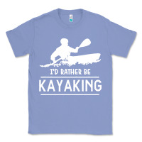 Colony Blue kayaking t  shirt i' d rather be at the lake kayaking t  shirt Classic Tee - linhVisuals