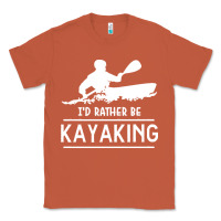 Copper kayaking t  shirt i' d rather be at the lake kayaking t  shirt Classic Tee - linhVisuals
