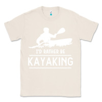 Natural kayaking t  shirt i' d rather be at the lake kayaking t  shirt Classic Tee - linhVisuals