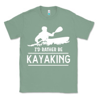 Sage kayaking t  shirt i' d rather be at the lake kayaking t  shirt Classic Tee - linhVisuals
