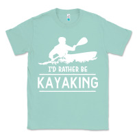 Seafoam kayaking t  shirt i' d rather be at the lake kayaking t  shirt Classic Tee - linhVisuals