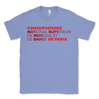 Colony Blue logocnsmdp conservatoire de paris Classic Tee - linhVisuals