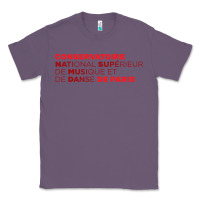 Lavender logocnsmdp conservatoire de paris Classic Tee - linhVisuals