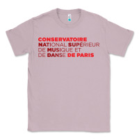 Lilac logocnsmdp conservatoire de paris Classic Tee - linhVisuals