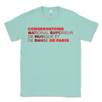 Seafoam logocnsmdp conservatoire de paris Classic Tee - linhVisuals