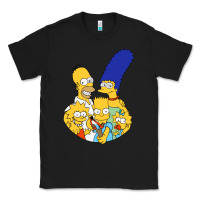 Black simpson Classic Tee - linhVisuals