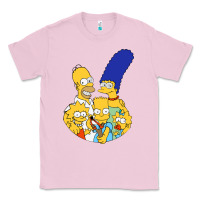 Bubblegum Pink simpson Classic Tee - linhVisuals