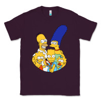 Plum simpson Classic Tee - linhVisuals