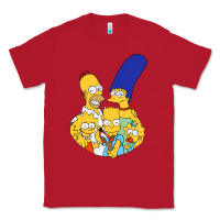 Red simpson Classic Tee - linhVisuals