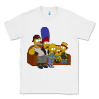 White simpson family Classic Tee - linhVisuals