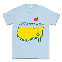 Dusty Blue MASTERS TOURNAMENT GOLF 2022 Classic Tee - linhVisuals
