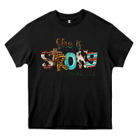 Black She Is Strong Proverbs 31 25 Heavy Core Tee - FaDigitalArtStudio