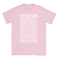 Bubblegum Pink JOY DIVISION - UNKNOWN PLEASURES Classic Tee - linhVisuals