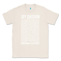 Natural JOY DIVISION - UNKNOWN PLEASURES Classic Tee - linhVisuals