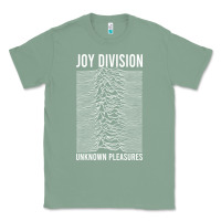 Sage JOY DIVISION - UNKNOWN PLEASURES Classic Tee - linhVisuals