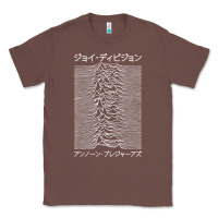 Chestnut JOY DIVISION - UNKNOWN PLEASURES - JAPANESE Classic Tee - linhVisuals