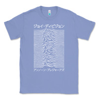 Colony Blue JOY DIVISION - UNKNOWN PLEASURES - JAPANESE Classic Tee - linhVisuals